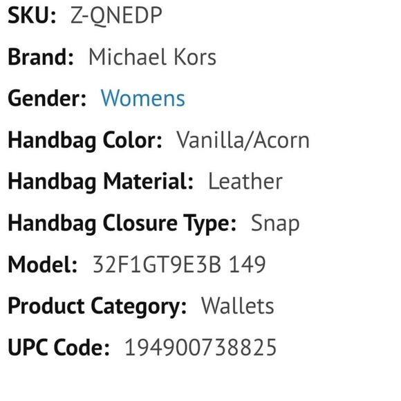 Michael Kors Jet Set Charm Large Logo & Leather Tri-Fold Wallet - Picture 6 of 12